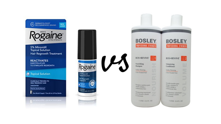 Bosley vs Rogaine: Which One Is Great for Hair Growth?