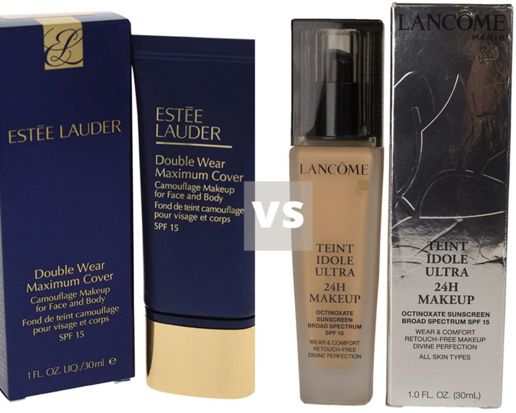 Lancome vs Estee Lauder Foundation
