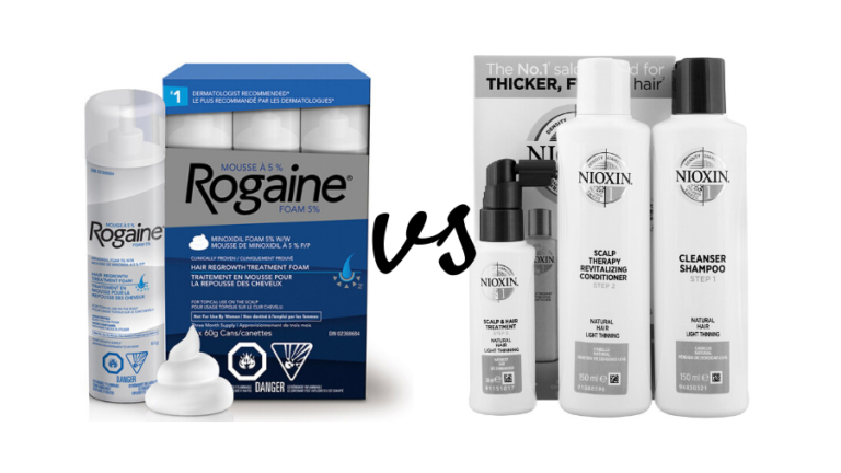Nioxin vs Rogaine: Which One Is BEST for Hair Loss?